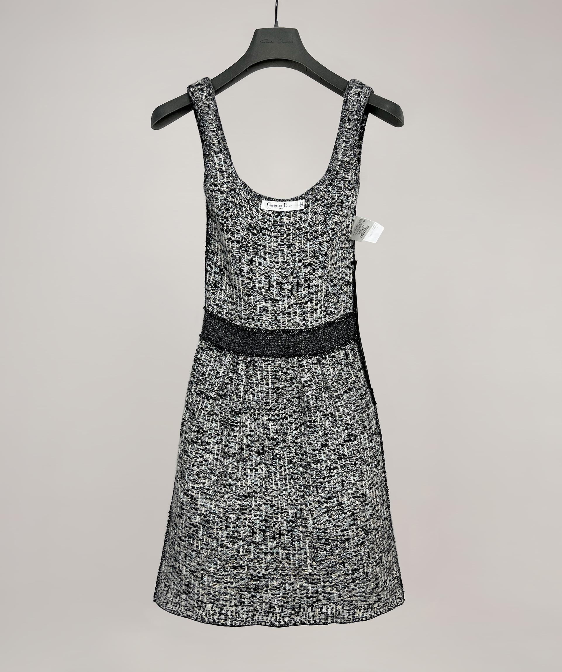 Christian Dior 2011 11aw tweed alpaca dress For Sale 3