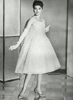 Christian Dior 2016 L’Eléphant Blanc White Embellished Tulle Gown