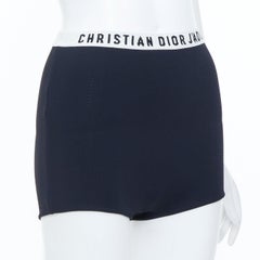 CHRISTIAN DIOR 2017 J'Adior black knit elasticated waistband briefs shorts FR38
