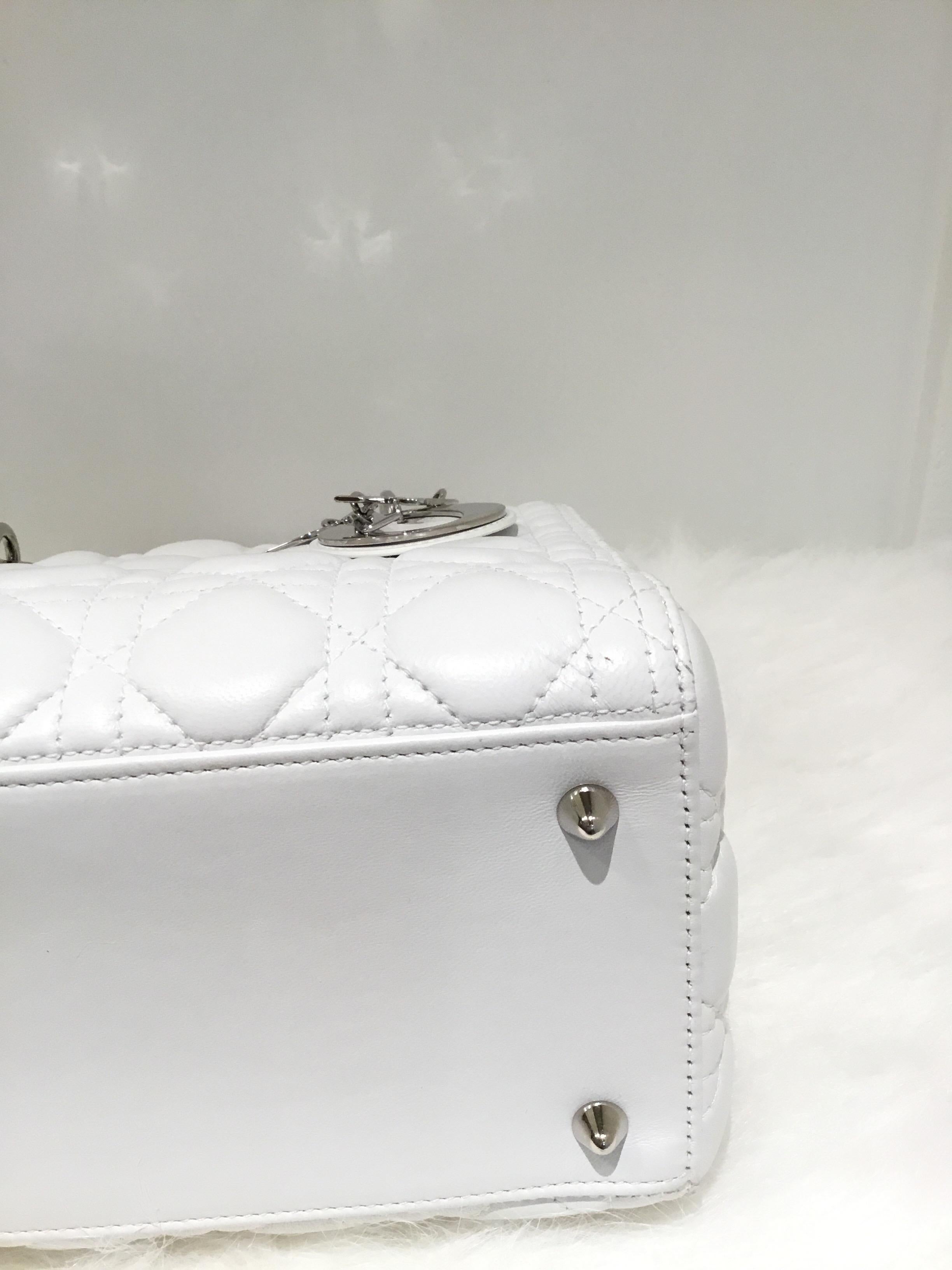 Christian Dior 2017 Medium Lady Dior Bag with Strap 2