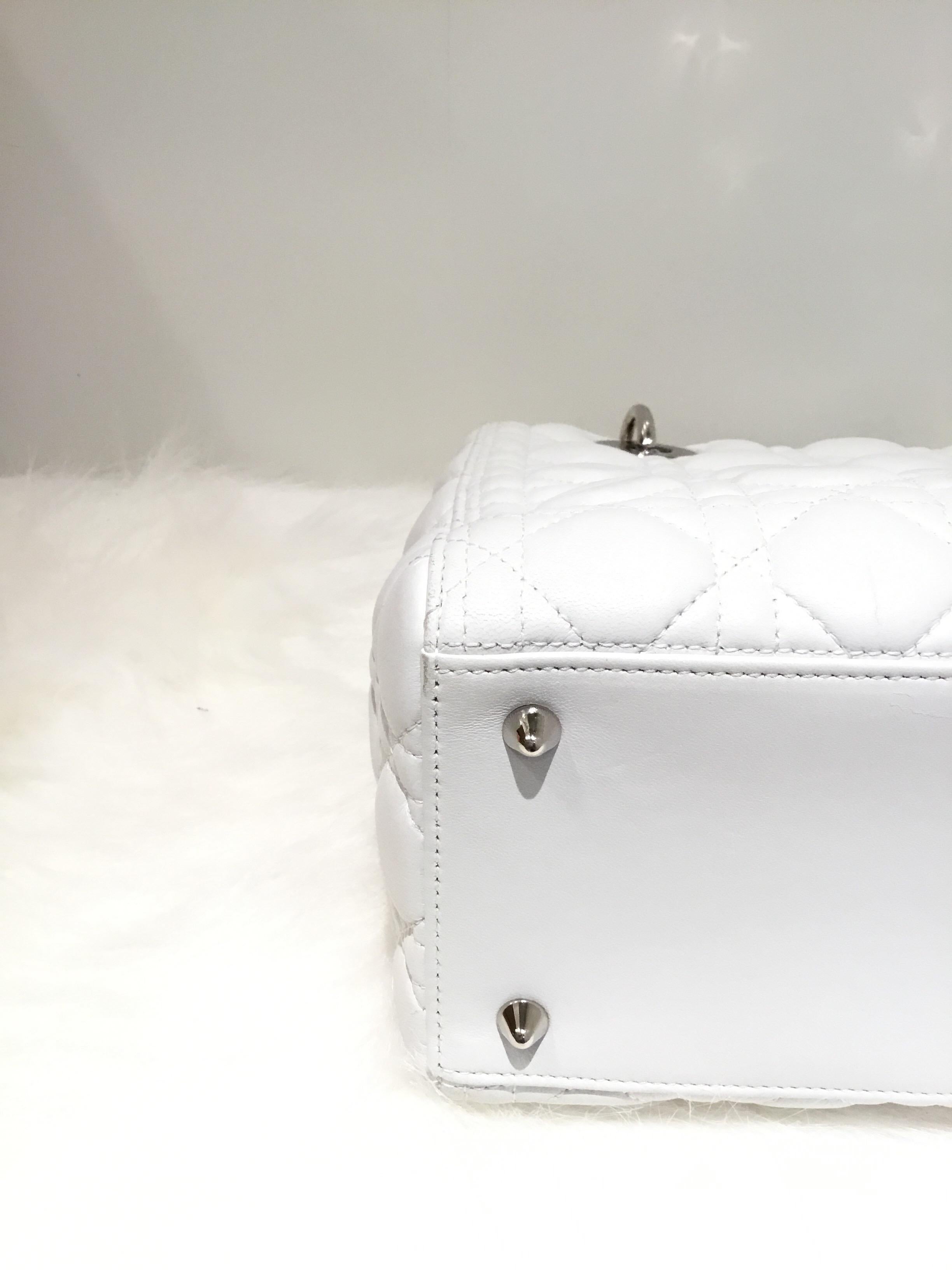 Christian Dior 2017 Medium Lady Dior Bag with Strap 3