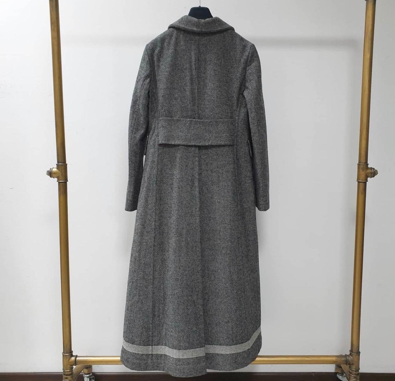 Women's Christian Dior 2017 Wool Gray Coat