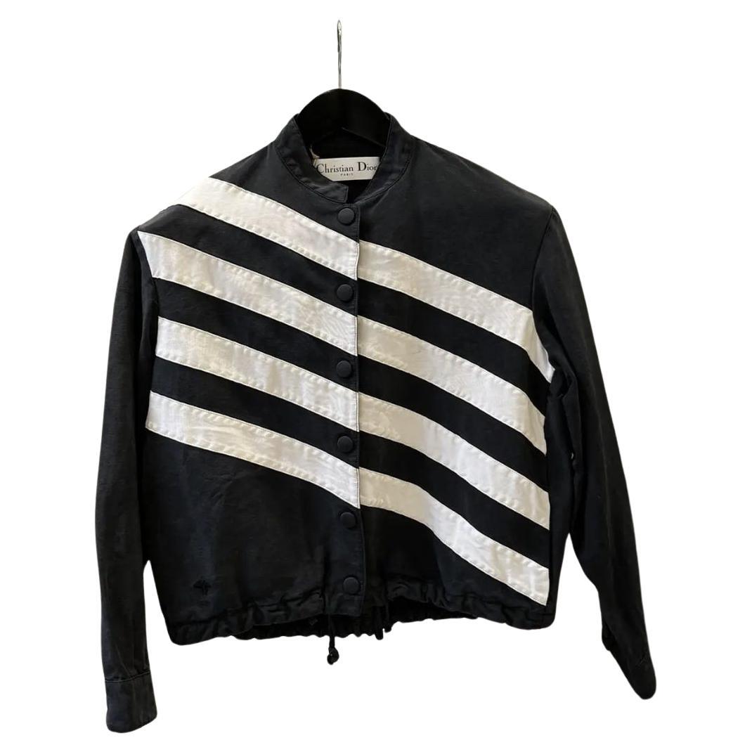 Christian Dior 2018 Diagonal Stripe Jacket For Sale