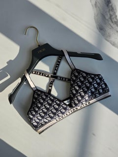 CHRISTIAN DIOR 2018 printed sports bra ret $1600 Iconic Dior logo !CHRISTIAN DIO