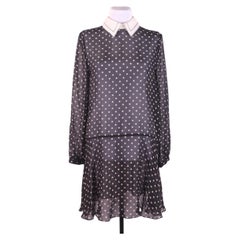 Christian Dior, 2018. Sheer silk dress. Size F 38.