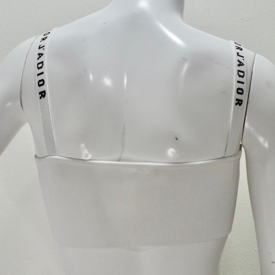 Women's Christian Dior 2018 Strapless Crop Top For Sale