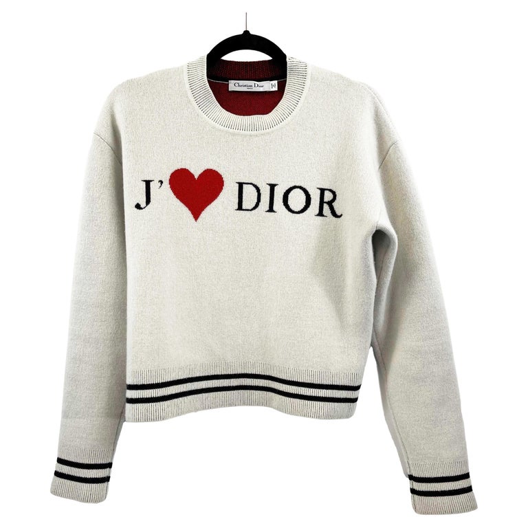 Bitterheid Middel regenval Christian Dior 2019 Dioramour Capsule Collection Sweater Ivory 34 US 2 For  Sale at 1stDibs | dior heart sweater, red dior sweater, dior colorful  sweater