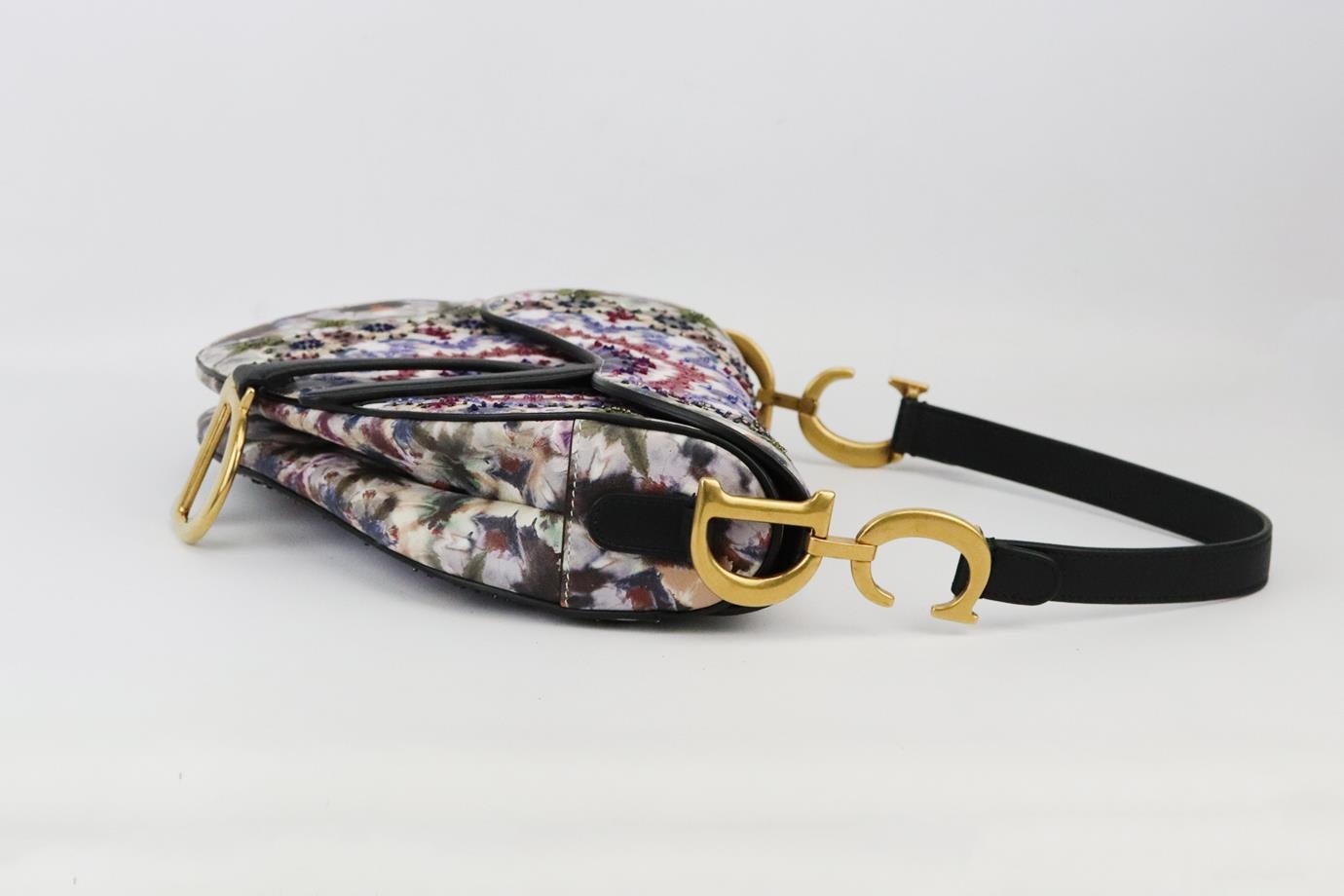Christian Dior 2019 Borsa a tracolla in pelle Saddle Kaléidiorscopic In condizioni ottime a London, GB