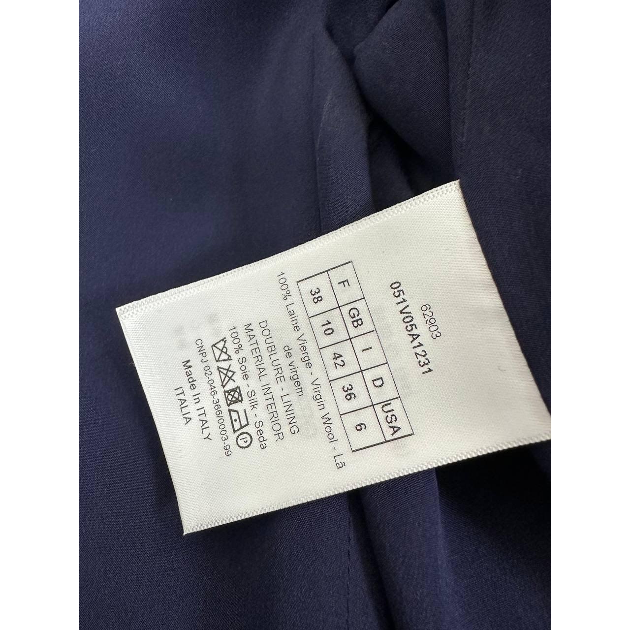 Christian Dior 2020 Runway Wool Jacket - Size 38 In Excellent Condition For Sale In Krakow, PL
