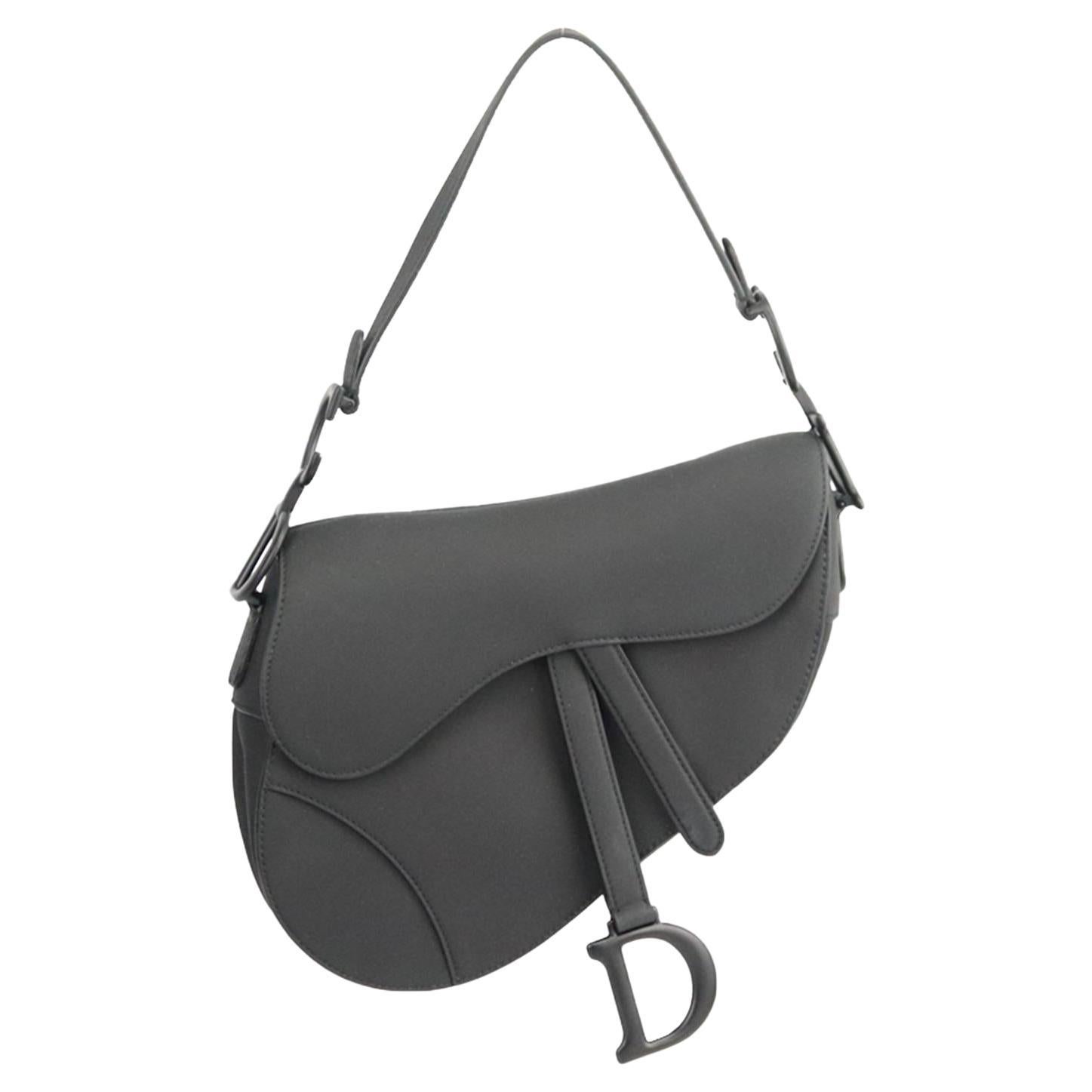 Christian Dior 2020 Saddle Ultramatte Leather Shoulder Bag 