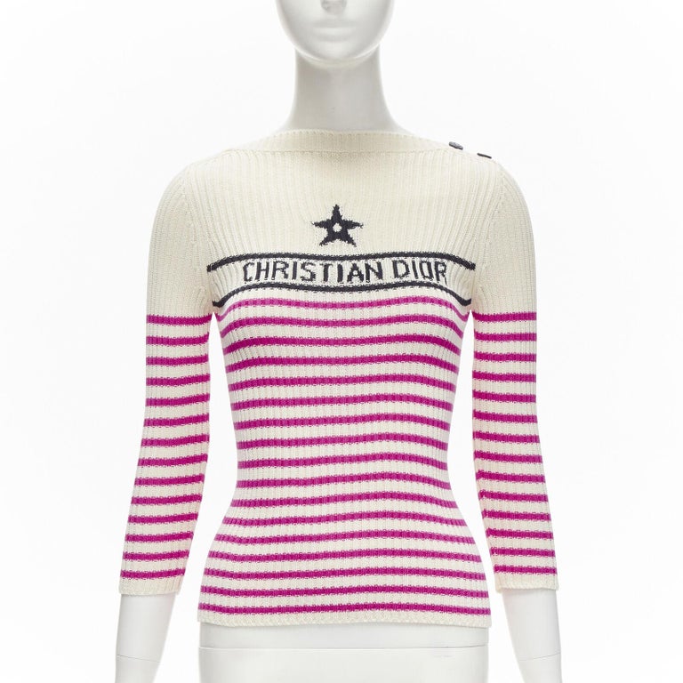 Libby Black Stripe Elbow Patch Sweater