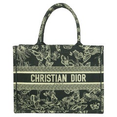 Christian Dior 2023 Nero/Oro Monogram "New York" Borsa Tote Media a Libro