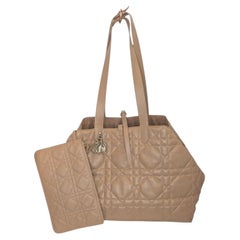 Christian Dior 2023 Large Dior Toujours Bag Tan Calfskin