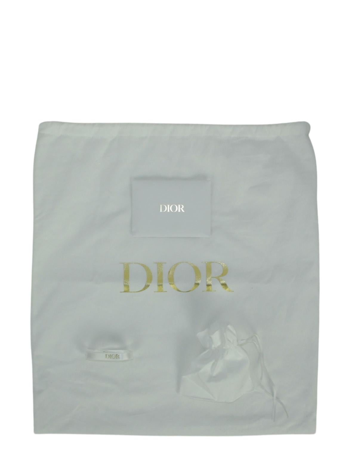 Christian Dior 2024 Floral Embroidered Canvas Medium Lady D-Lite Bag 6