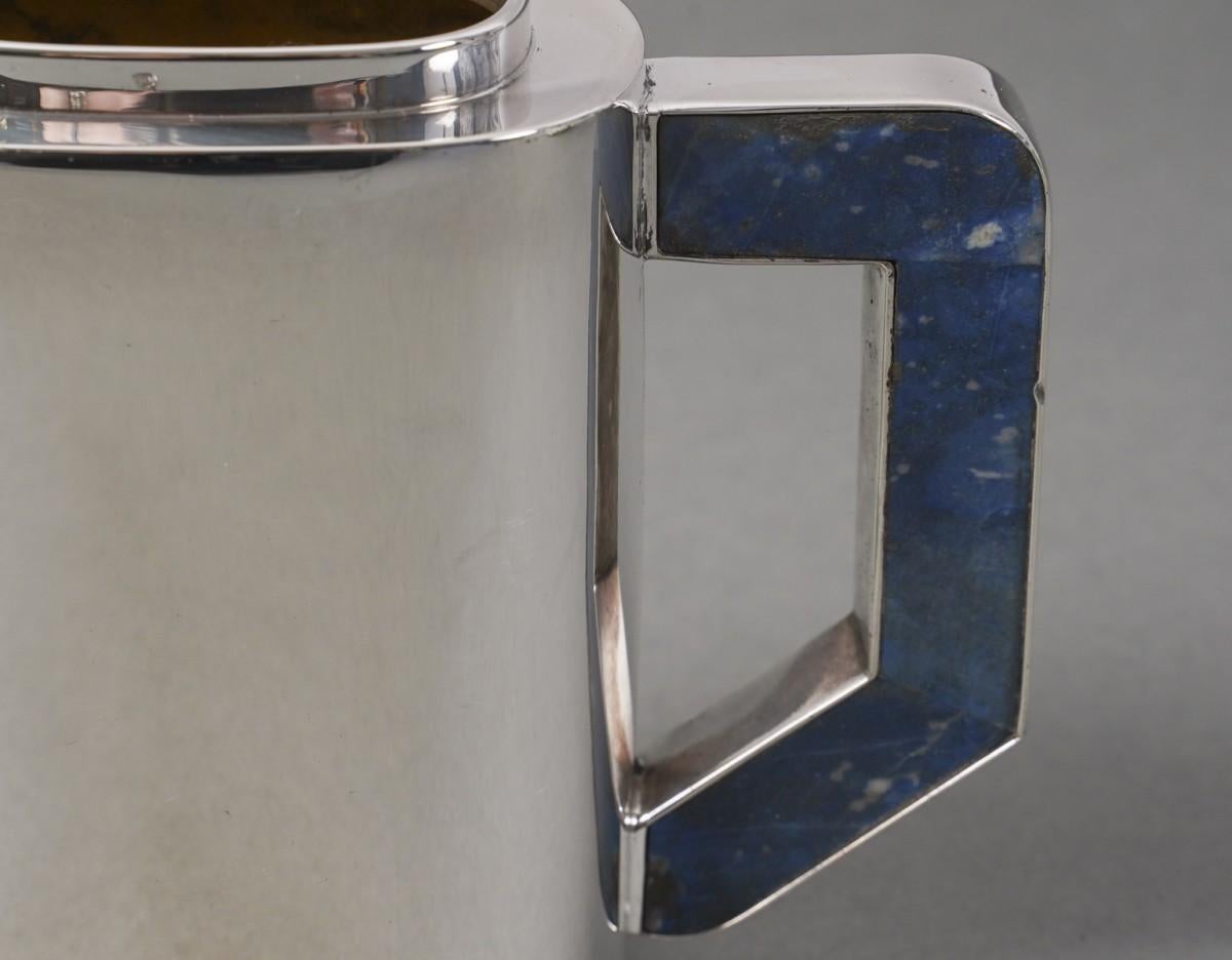 Christian Dior 20° secolo - servizio da tè su vassoio in argento e lapis in vendita 3