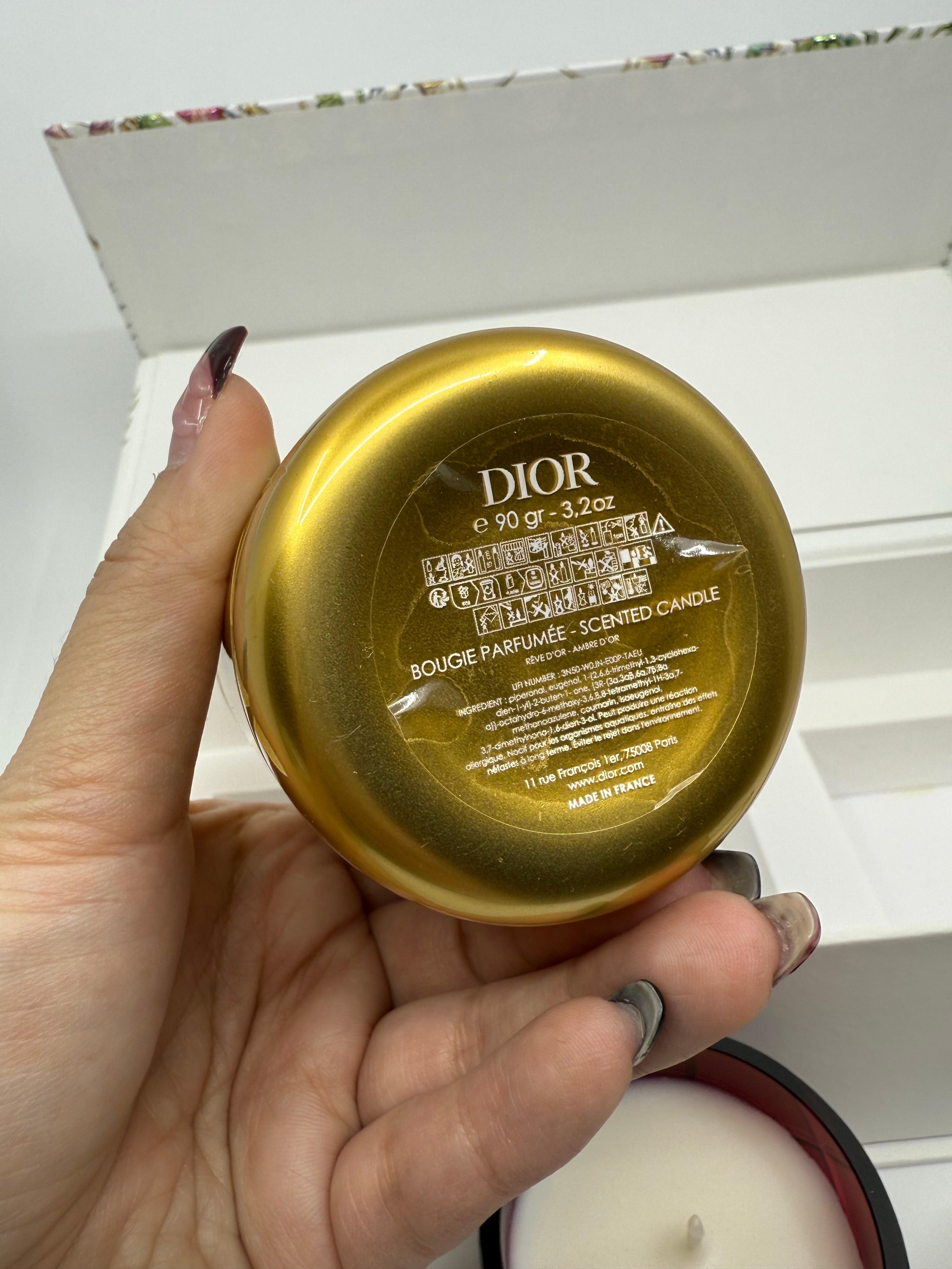 Christian Dior Set di candele in vetro profumate Eleg 3 pezzi in vendita 1