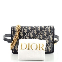 Christian Dior 30 Montaigne 2-in-1 Pouch Oblique Canvas
