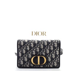 Christian Dior 30 Montaigne 2-in-1 Pouch Oblique Canvas