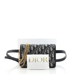 Christian Dior 30 Montaigne 2-in-1 Pouch Oblique Canvas