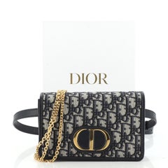 Christian Dior 30 Montaigne 2-in-1 Pouch Oblique Canvas