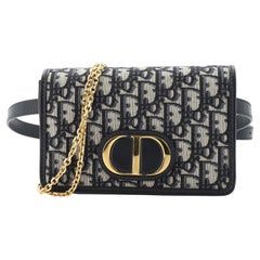 Christian Dior 30 Montaigne 2-in-1 Pouch Oblique Canvas