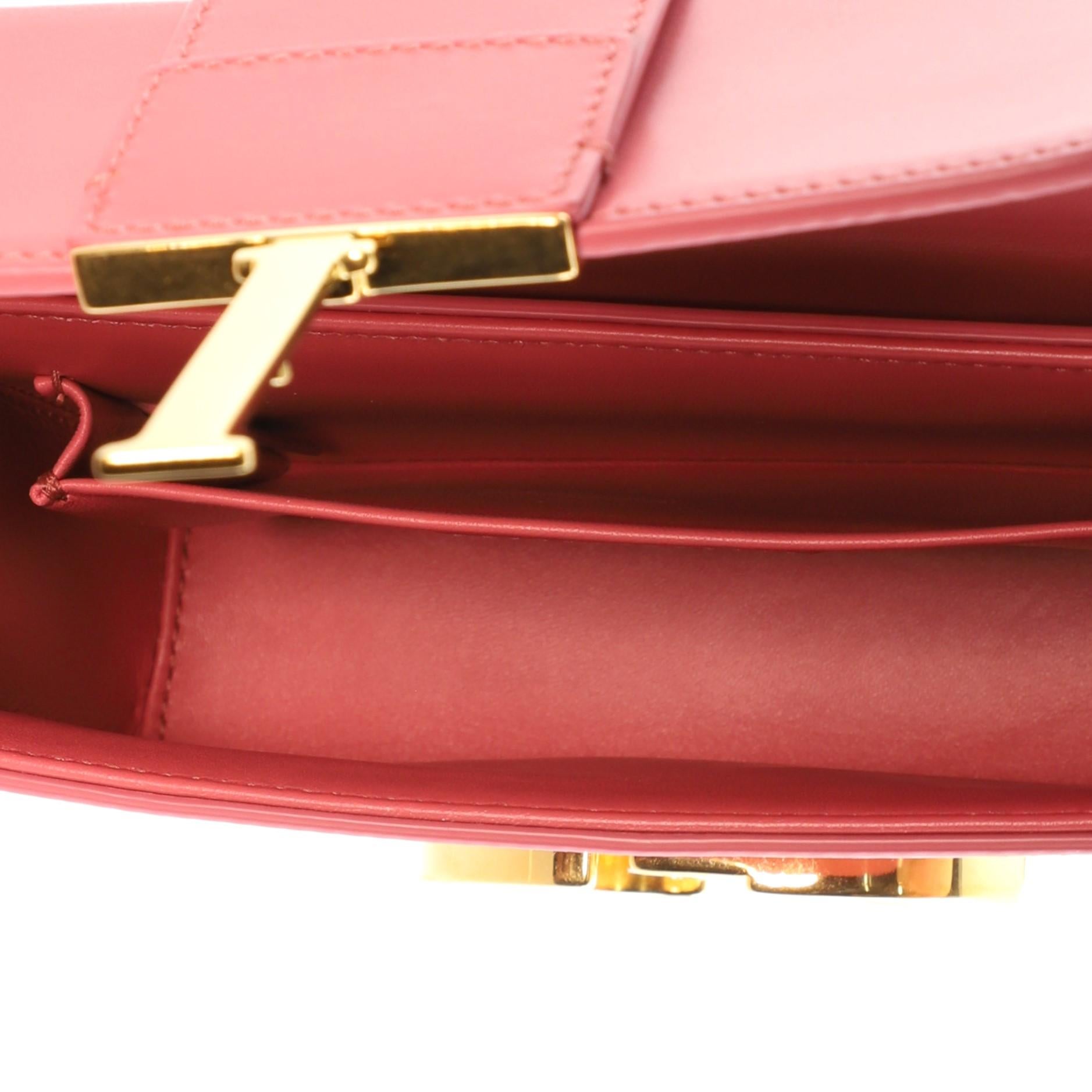 Pink Christian Dior 30 Montaigne Box Bag Leather
