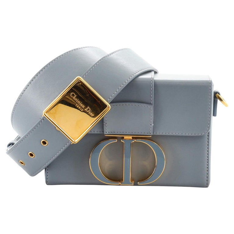 Dior 30 Montaigne Box Bag in Blue