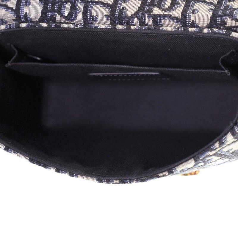 Black Christian Dior 30 Montaigne Box Bag Oblique Canvas