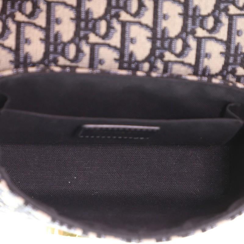 Black Christian Dior 30 Montaigne Box Bag Oblique Canvas