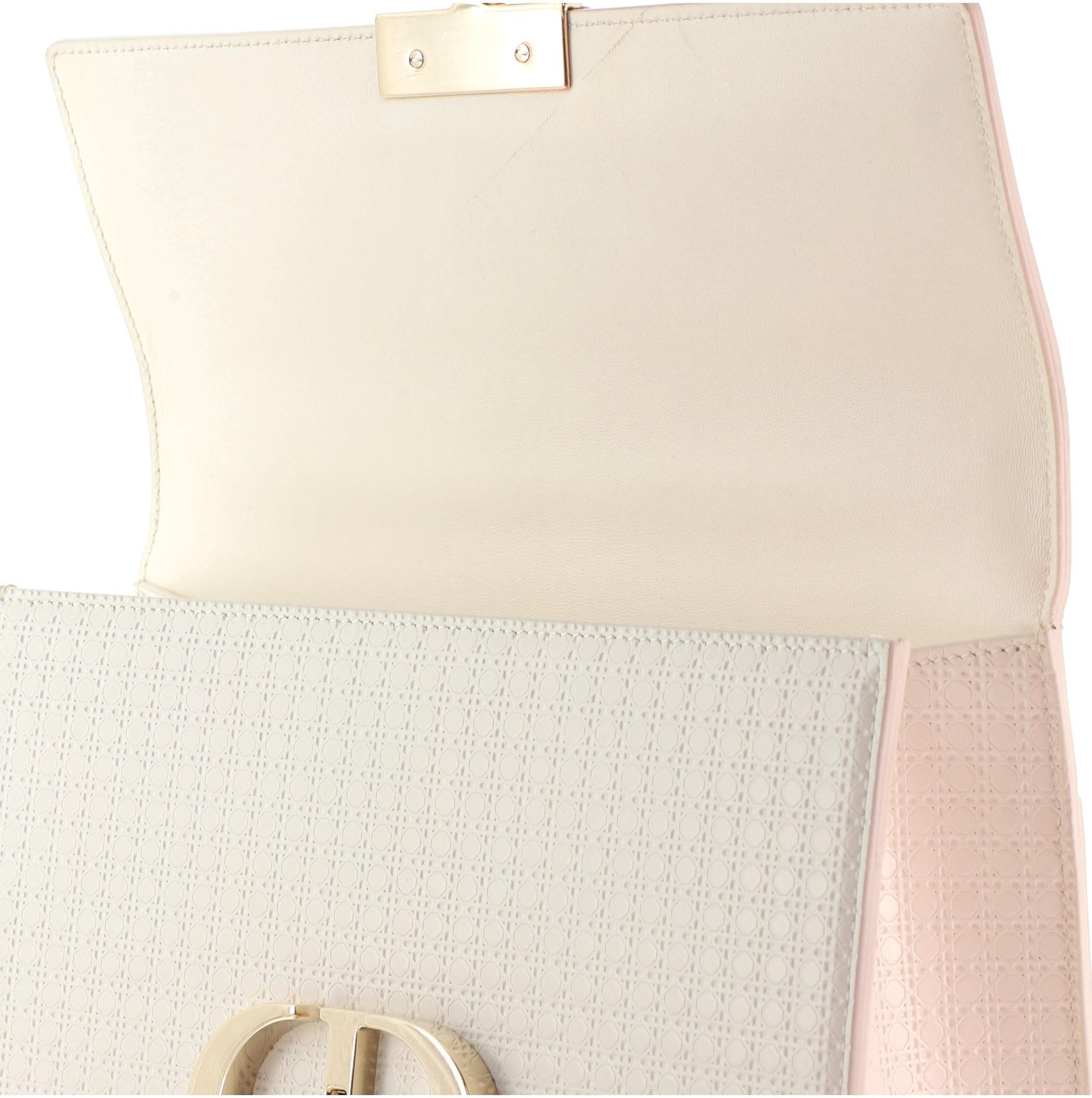 Christian Dior 30 Montaigne Chain Bag Metallic Micro Cannage Calfskin 2