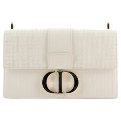 Christian Dior 30 Montaigne Chain Bag Metallic Micro Cannage Calfskin