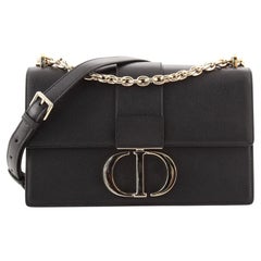 Christian Dior 30 Montaigne Chain Flap Bag Leather