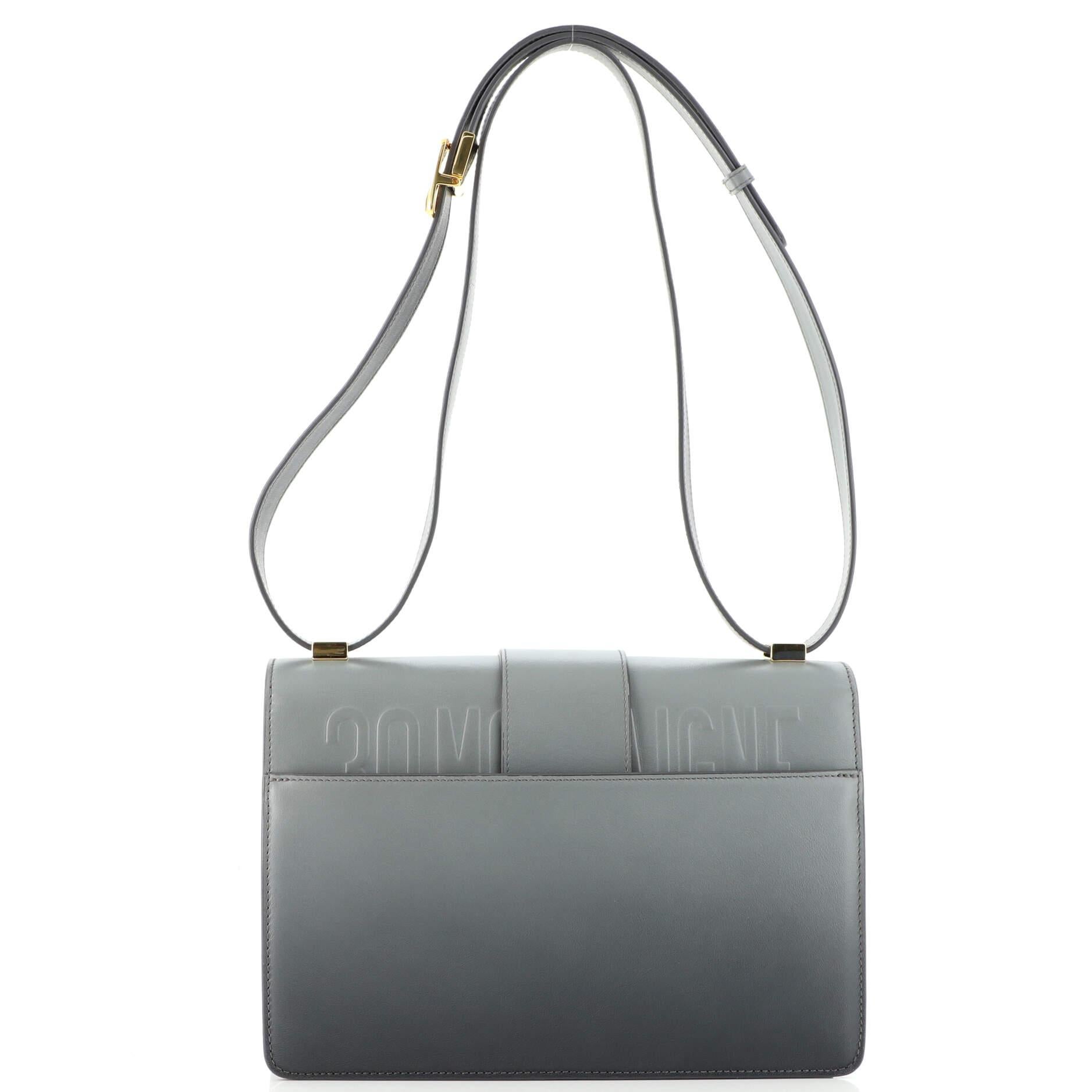 Christian Dior 30 Montaigne Flap Bag Gradient Leather In Good Condition In NY, NY