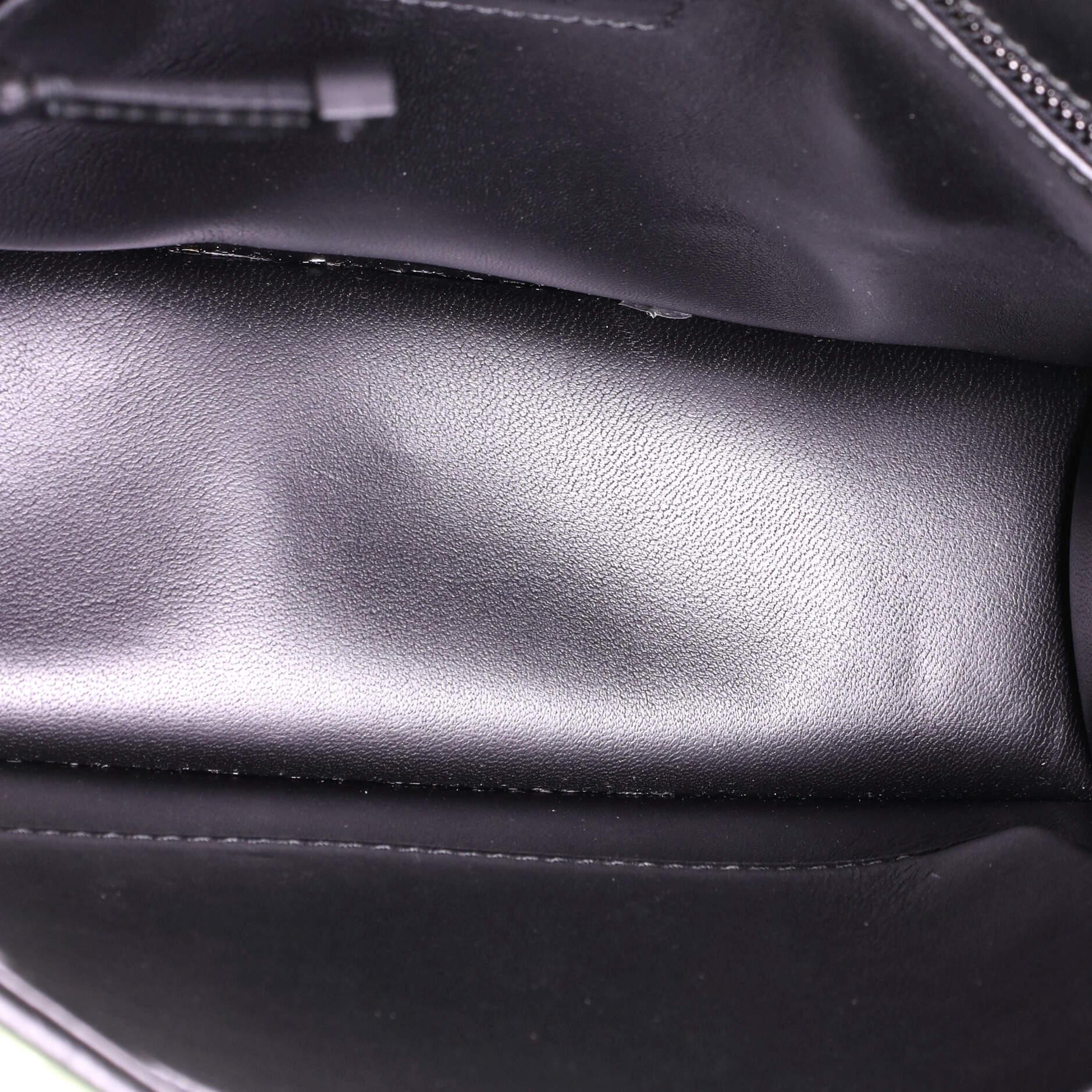 Christian Dior 30 Montaigne Flap Bag Houndstooth Braided Leather at