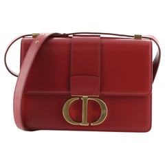 Sold at Auction: Dior Burgundy Dior Oblique Jacquard 30 Montaigne Bag