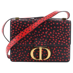 Christian Dior 30 Montaigne Flap Bag Printed Leather
