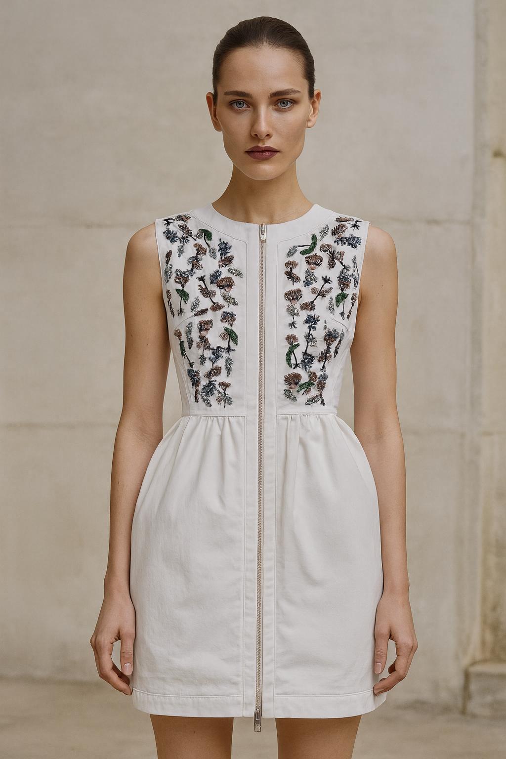 Stupendo abito da cocktail di Christian Dior con abbellimenti Jewell realizzati a mano.
Prezzo della boutique 3,340$
Taglia 36 FR / Conditio sine qua non
- Ricamo del logo del CD
- Chiusura frontale con zip con logo
