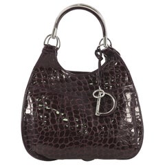 Lady dior crocodile bag Dior White in Crocodile - 31624399