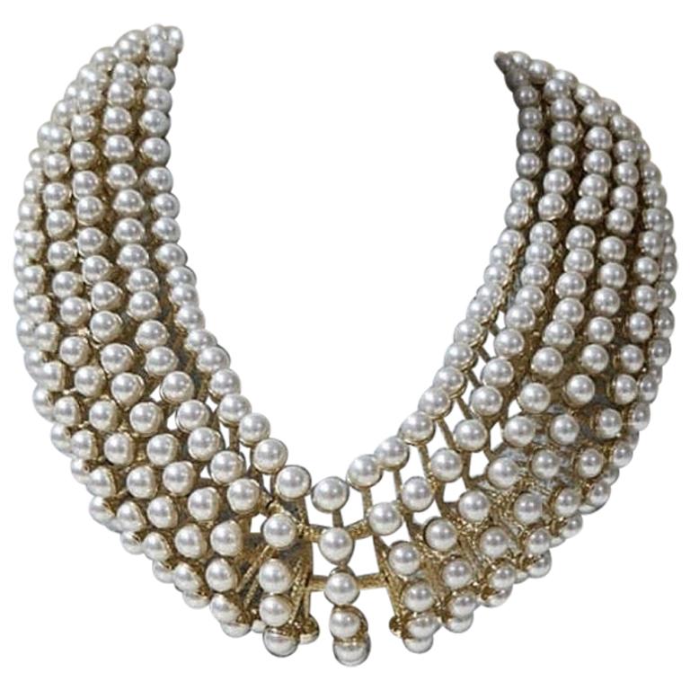 Christian Dior Pearl Necklace  Vintage Pearls