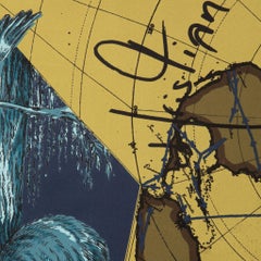 Christian Dior 90cm Around The World Green Silk Scarf