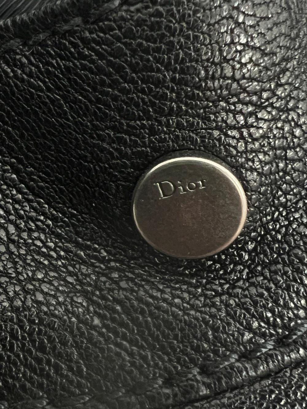 Christian Dior 9K$ New Black Leather Jumpsuit 36 FR For Sale 11