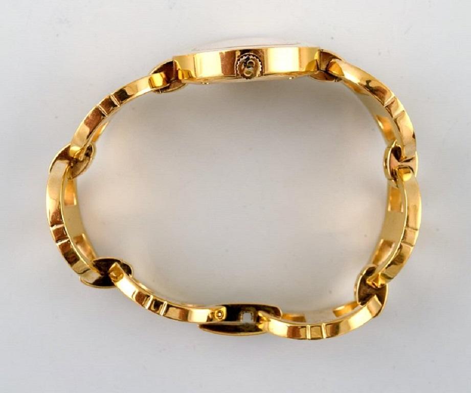 Modern Christian Dior A Lady's Wristwatch of Gold-Plated Steel, Quartz