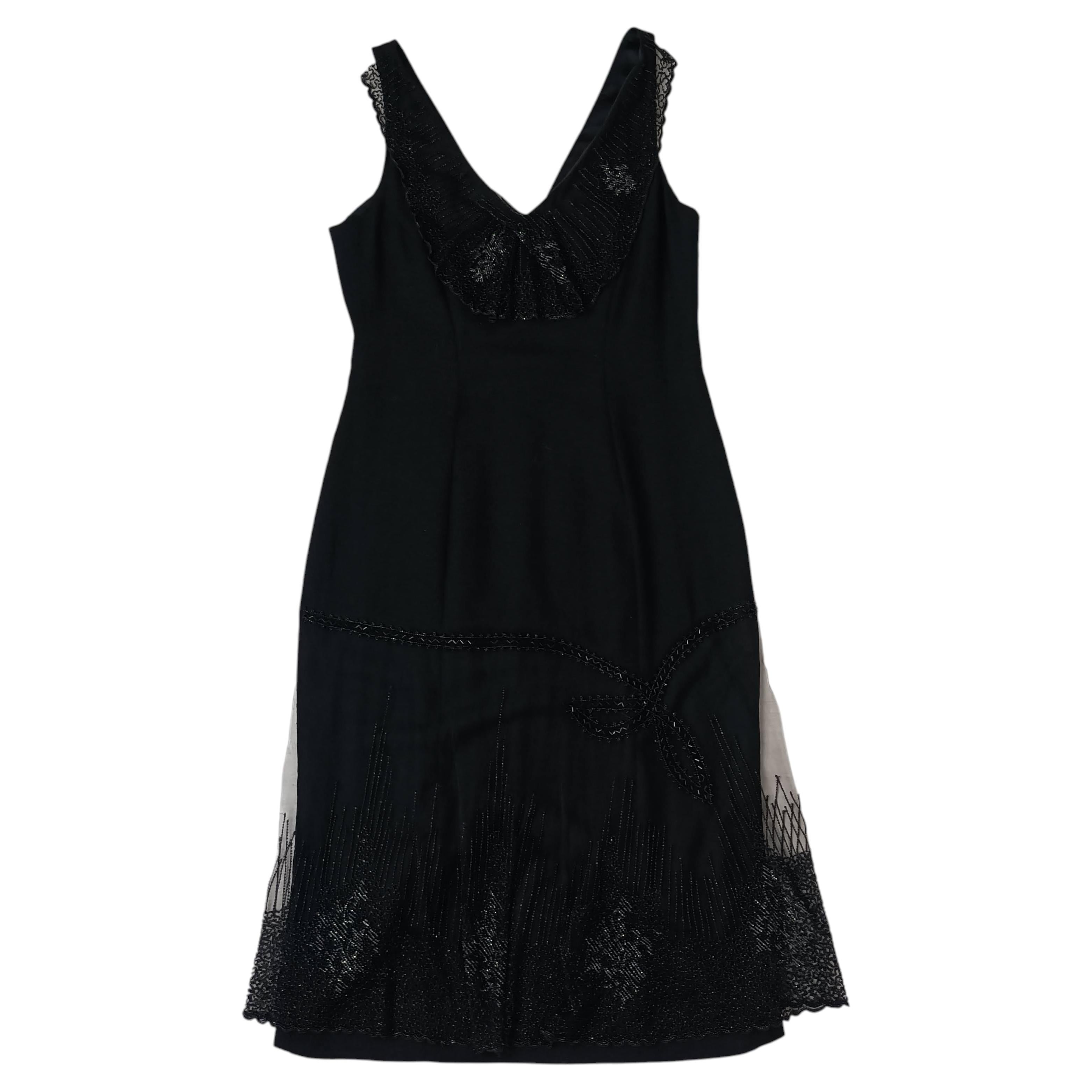 Christian Dior abito da sera stile flapper vintage 1990s in vendita