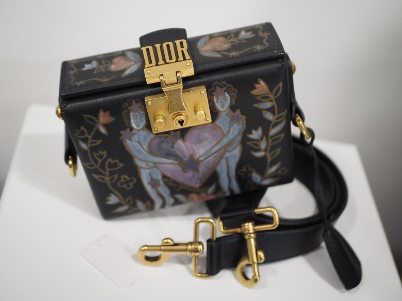 Christian Dior Addict Lockbox Zodiac shoulder bag In Excellent Condition In Capri, IT