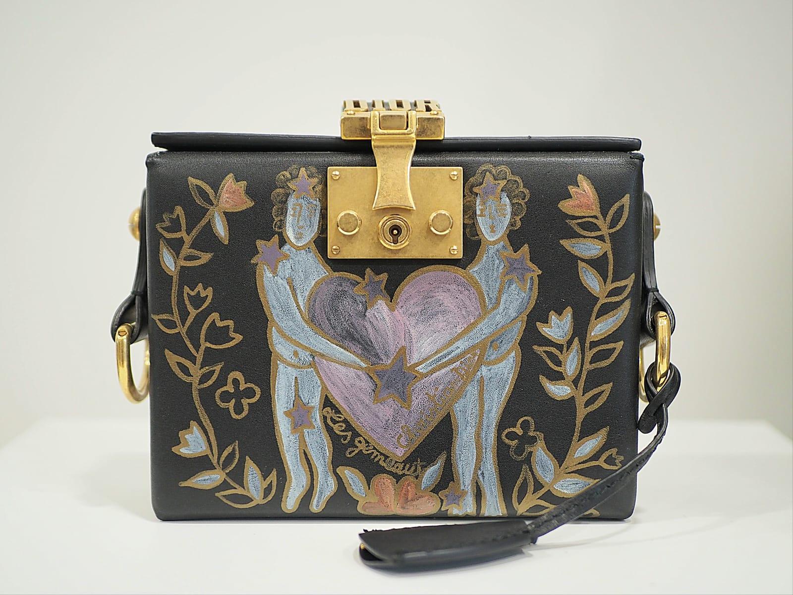 Women's or Men's Christian Dior Addict Lockbox Zodiac shoulder bag