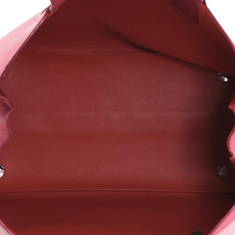 Pink Christian Dior Addict Shopping Tote Leather Small