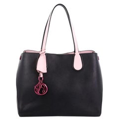 Christian Dior Addict Shopping Tote Leather Small