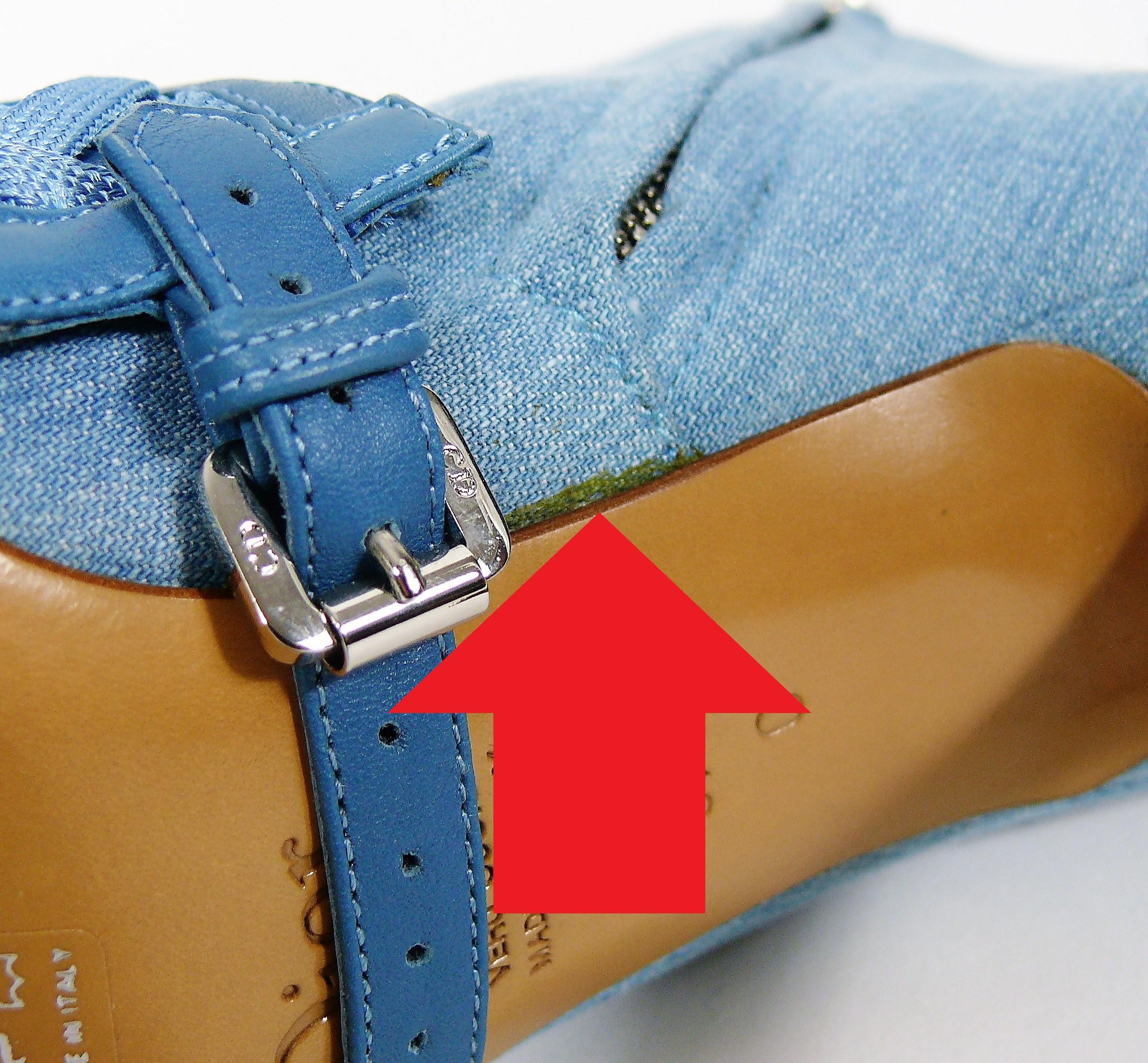 Christian Dior Admit It Light Denim Corset Ankle Boots Size 37 1/2 C 4