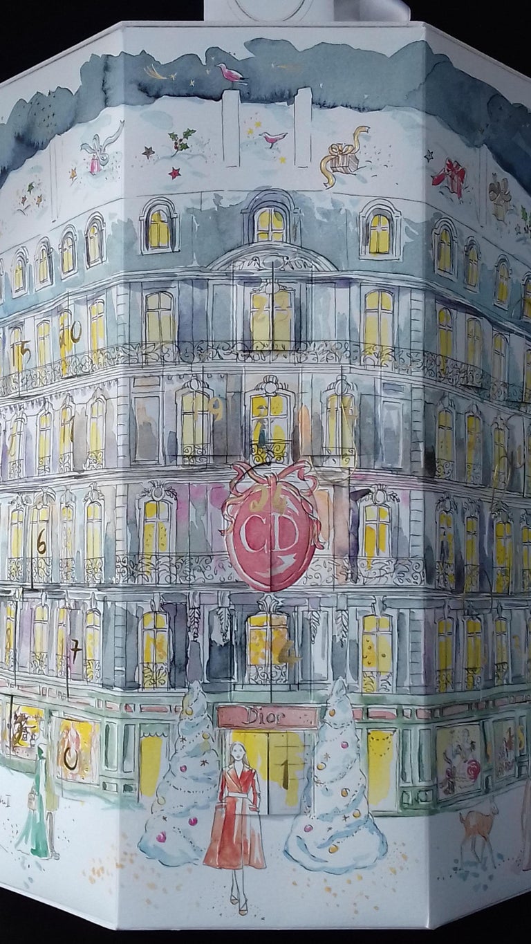 Christian Dior Advent Calendar Empty Christmas at 1stDibs