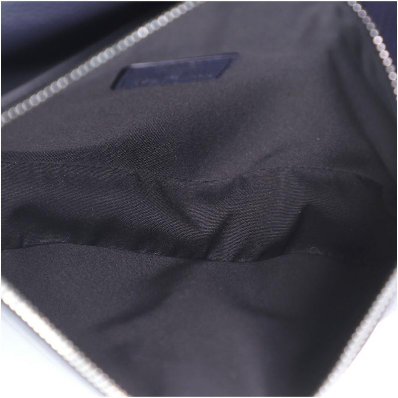 Black Christian Dior Alex Foxton Floral Saddle Crossbody Bag Printed Leather